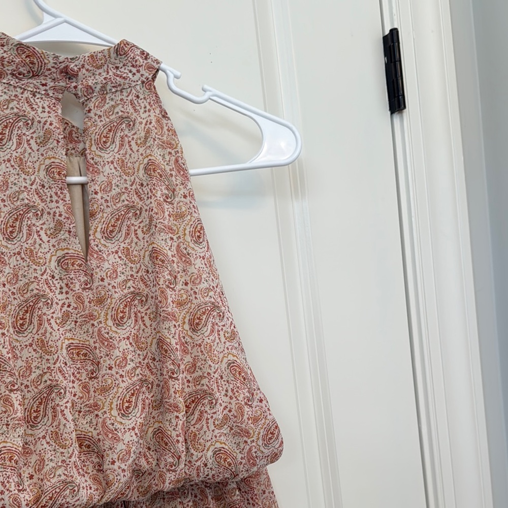 Pink Ruffled Halter Neck Mini Sundress - Picture 8 of 9